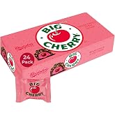 Big Cherry Candy Bars, Pack of 24 - Whole Real Cherry Coated with Chocolate and Topped with Chopped Roasted Peanuts - Individually Wrapped Nostalgic/Retro Candy - Kosher Certified Delicious Candies