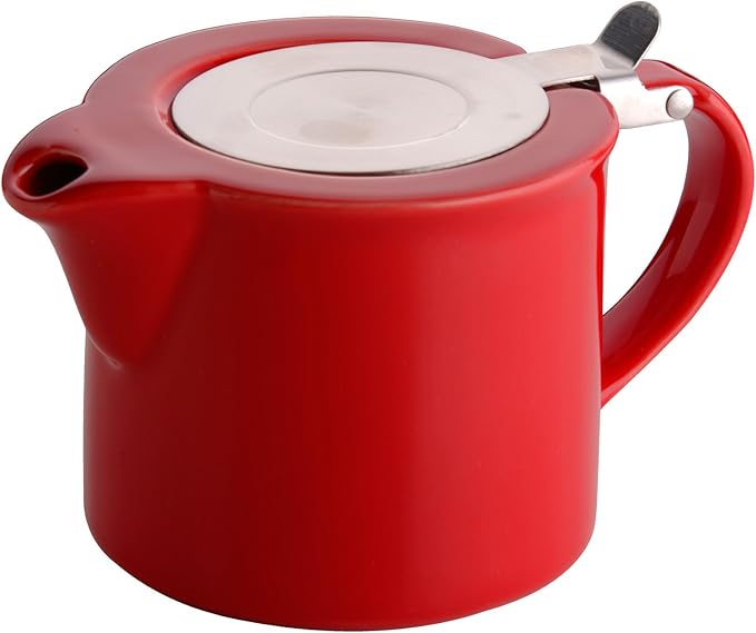 BIA International Infuse Teapot Stainless Steel Infuser Red 550ml