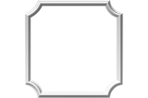 Ekena Millwork PNL24X24AS-02 24"W x 24"H x 1/2"P Ashford Molded Scalloped Wainscot Wall Panel