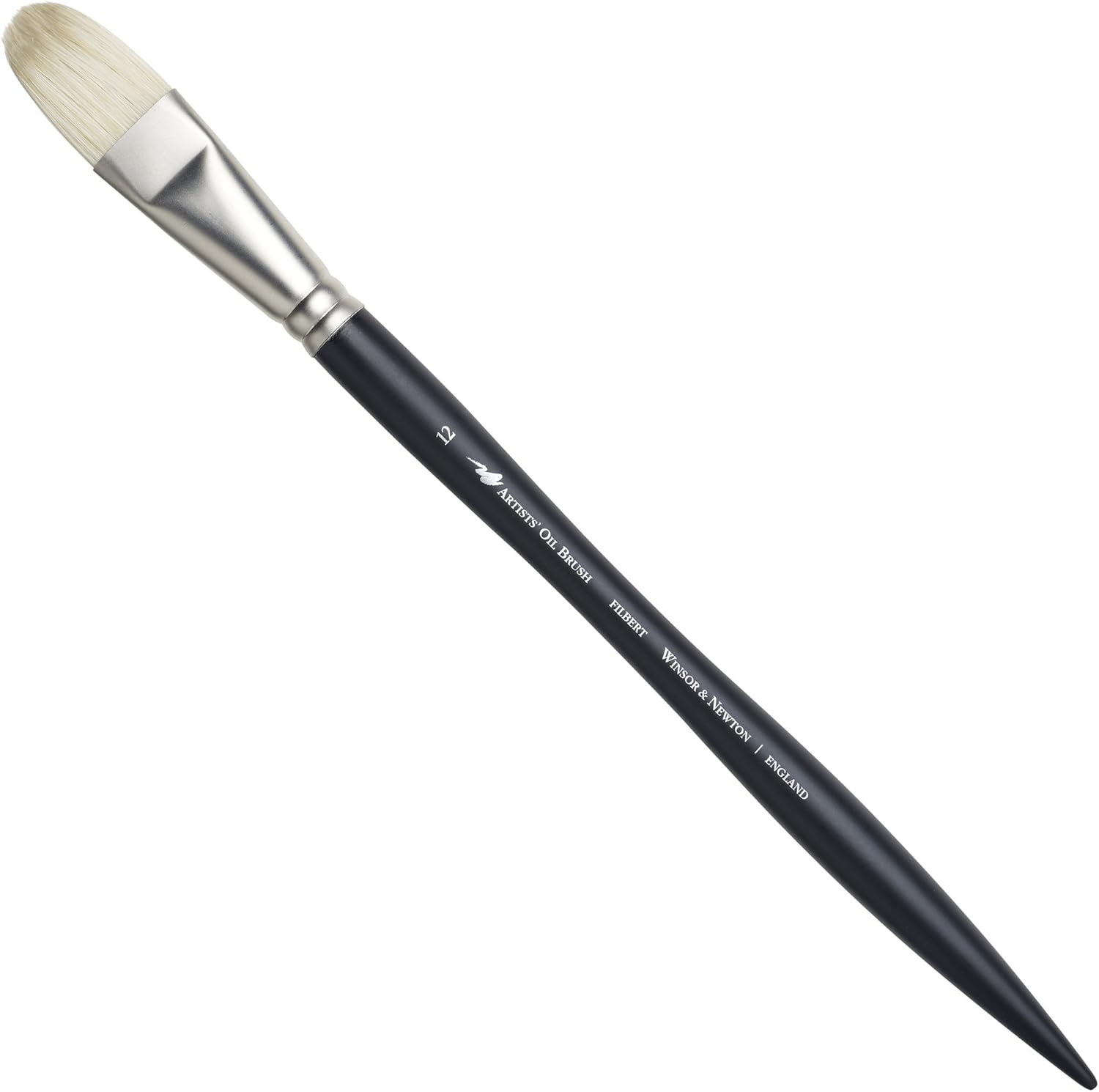 Winsor & Newton Artists' Oil Brush - Filbert (Long Handle) - Size #2