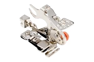 FIKLOTA Ruffler Attachment Presser Foot for Low Shank Singer, Brother, Janome, Juki, Babylock, Elna, Kenmore, White, Necchi, Simplicity, Euro-Pro, New Home, and More Sewing Machines #55705