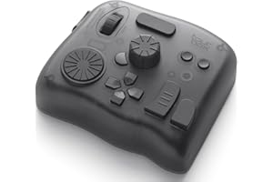 TOUR BOX TourBox Elite - Bluetooth Video Editing Controller Color Grading Speed Editor, Intuitive Control, Upgrade Material, Professional Digital Creator Console with Custom Software, Mac/PC (Translucent)