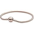 Pandora Icons 14k rose gold-plated snake chain bracelet