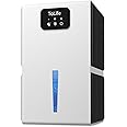 ToLife Dehumidifiers for Home 95 OZ Water Tank with Auto-Off 1000 sq.ft Sleep Mode Portable Dehumidifier for Basement Bathroom Home RV Closet Room 7 Colors LED Light, White