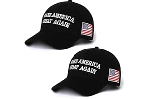 GODVINTAGE MAGA Hat Trump 2024,Big Embroidered Make America Great Again Donald Trump Slogan Hat American Flag Baseball Cap