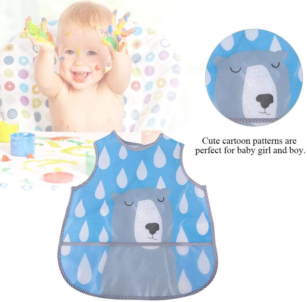 Bavoir De Bebe Tablier Dalimentation Blouse De Peinture Unisexe Bavette En Eva De Dessin Anime Impermeable Sans Manches Avec Une Grande Poche 1 Bavoirs Bebe Puericulture Centroarco Com