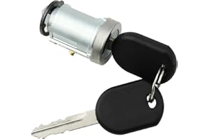 GIWBRTAY for Ford F150 2005-2014,F250 F350 2008-2016, Focus 2006-2011, Escape 2008-2012 Mustang 2005-2014 Lincoln Mercury & Mazda Models Ignition Switch Lock Cylinder with 2 Transponder Chip Keys 924-717