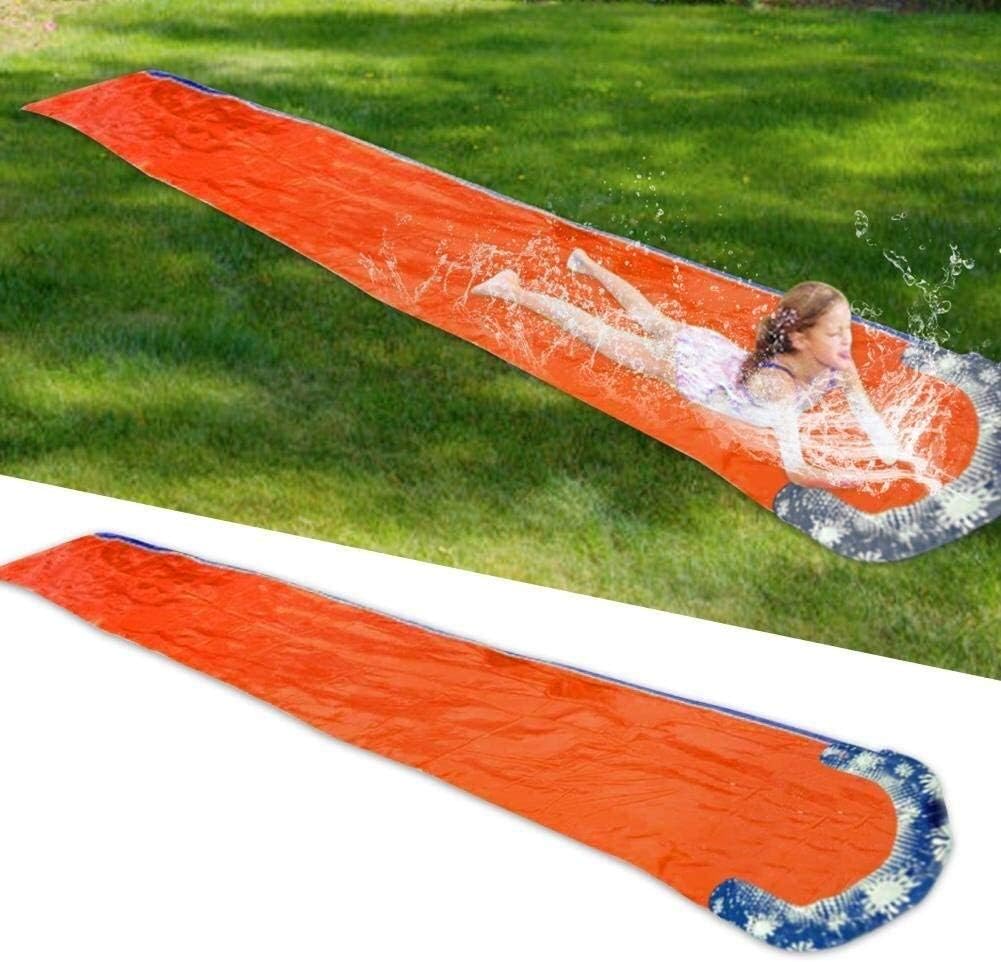 FANPING 16 pies Individual Césped toboganes de Agua for los niños, más