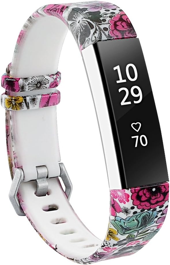 RedTaro Bands Compatible with Fitbit Alta and Fitbit Alta HR,Floral,Standard Size for 5.5"-8.1" Wrists