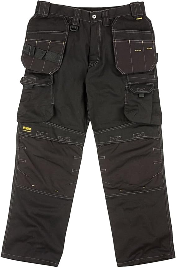 DeWalt Pro Tradesman Work Trousers Black 34 W 31 L Amazon.co.uk Clothing