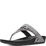 FitFlop Women's Banda Crystal Snake Toe Post Mink