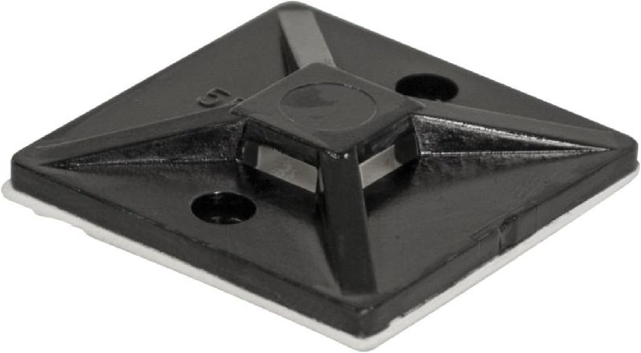 Genuine 50x Cable Tie Bases Self-Adhesive - 6.5 mm Tie Accessories Tool - Par