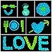XIEMIN Glow in The Dark Pebbles, Outdoor Garden Glowing Stones for Driveway, Fish Tank, Aquarium, Yard, Decorations