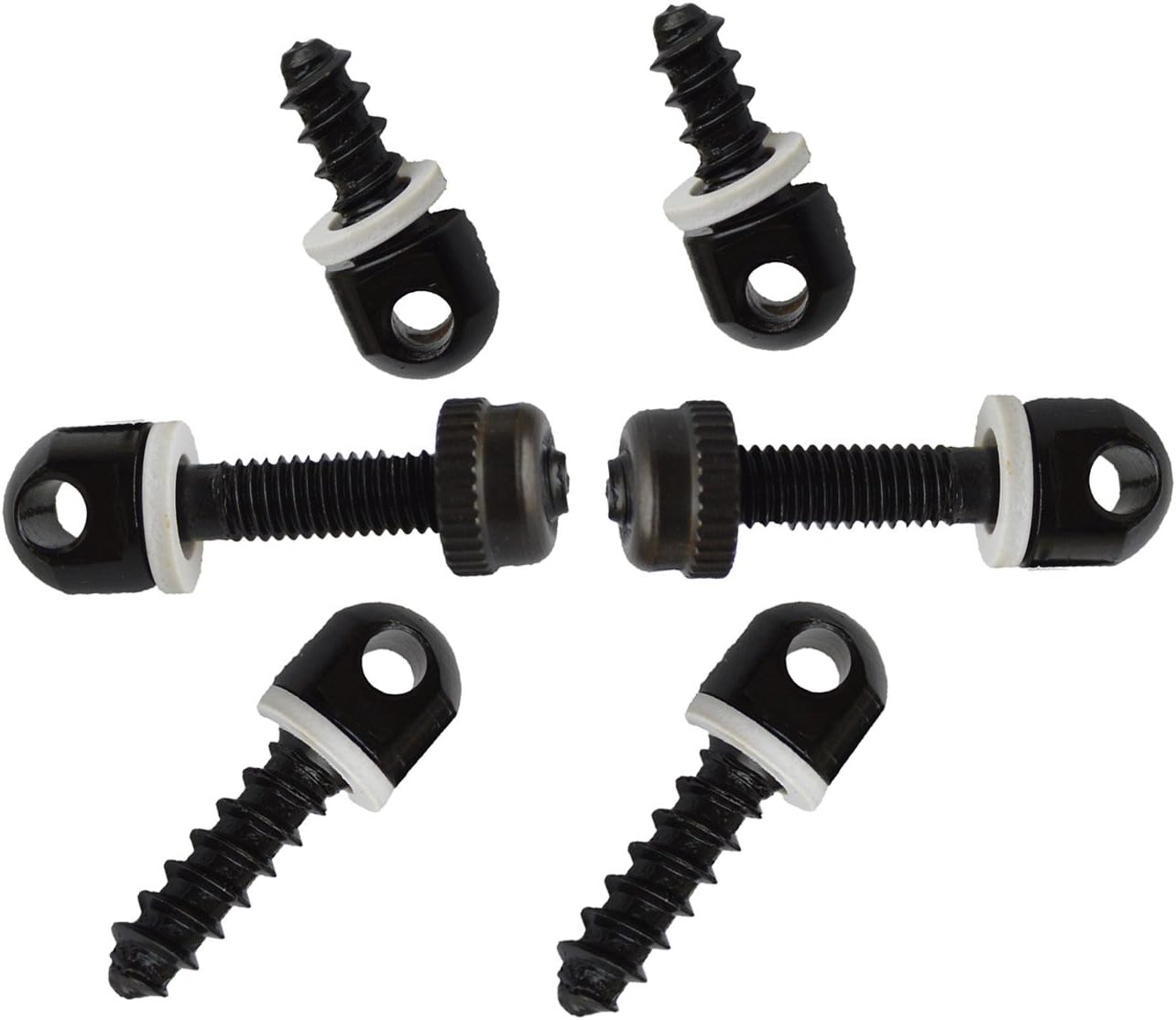 Sling Swivel Screws Wood Screw Studs Set Bipod Base Gun Sling Mounting Kit Pack of 6 (6PC/2SET)