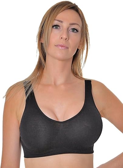 Marielle 2 Pack Comfort Bras And Styles Seamless Wireless Vest