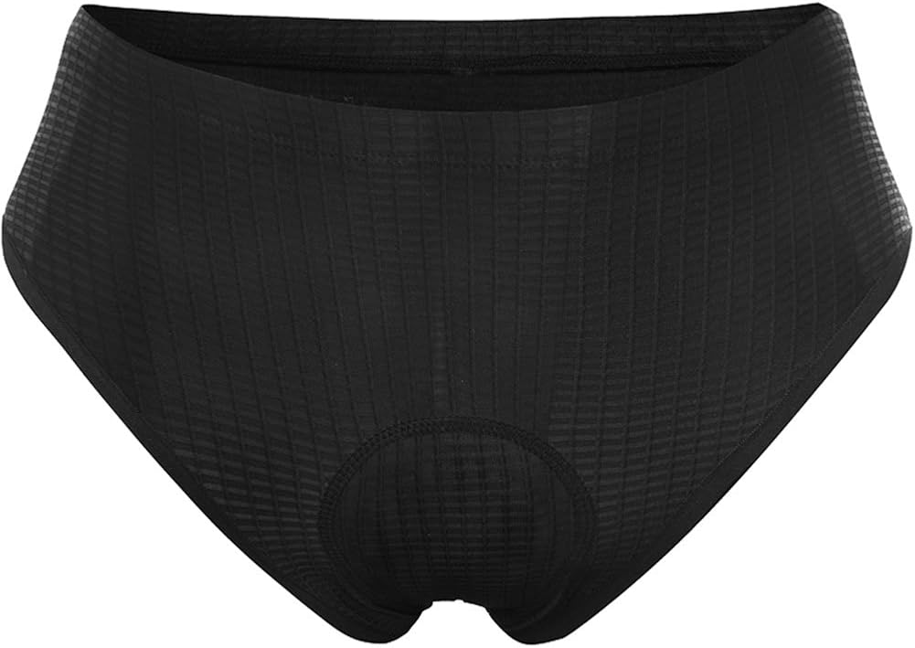 NOOYME Women Bike Underwear Gel 3D Padded Printed Design Bicycle Briefs Cycling Underwear Shorts: Clothing