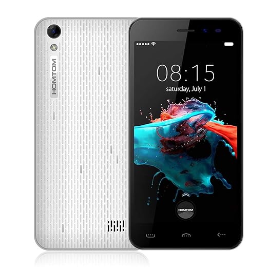Smartphone ohne Vertrag, HOMTOM HT16 5,0 Zoll IPS-Bildschirm, 1 GB RAM + 8G ROM Handy, WI-FI 3G Smartphone mit Zwei SIM-Karte