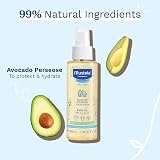 Mustela Baby Oil Nourishing Massage Oil 100ml Gentle Hydration for Babies view 3