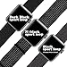 QIENGO Compatible with Apple Watch Band 42MM, Nylon Sport Loop with Hook and Loop Fastener, Adjustable Closure Wrist Strap, Replacement Band Compatible with iWatch Series 1/2 / 3, 42mm, Dark Black