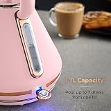 Tower Cavaletto 1.7 Litre Kettle Rapid Boil Pink Rose Gold T10044PNK view 5