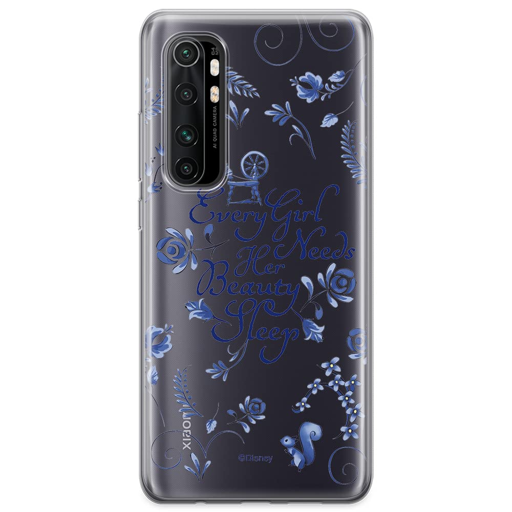 ERT GROUP mobile phone case for Xiaomi MI NOTE 10 Lite original and officially Licensed Disney pattern Aurora 002 optimally adapted to the shape of the mobile phone, partially transparent — image 1