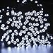 Qedertek Solar String Lights, 72ft 200 LED Fairy Lights, 8 Modes Ambiance Lighting for Outdoor, Patio, Lawn, Landscape, Garden, Home, Wedding (4 Pack, Cool White)