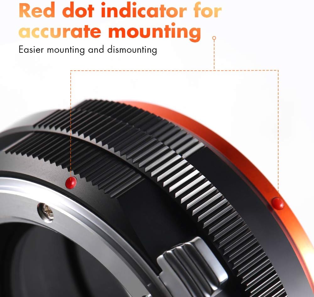 K&F CONCEPT Lens Mount Adapter for Nik G Mount Lens to Sony E NEX Camera Body, Nikon-G - Image 5