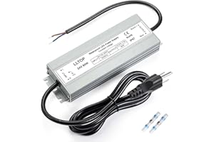 LLTOP LED Driver 60 Watts 100-264V AC to 24V DC 2.5A Power Supply Waterproof Low Voltage Transformer Ultra Thin Converter for