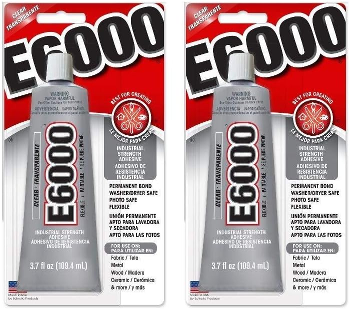 E6000 Craft Adhesive 3.7 oz (Pack of 2)