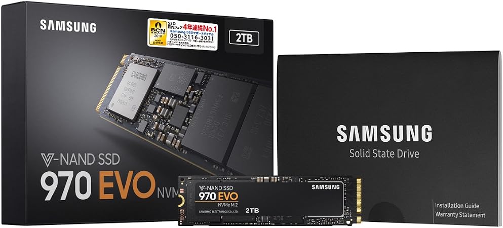Samsung SSD 2TB 970 EVO M.2 Type2280 