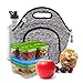LunchFox Eco-Friendly Neoprene Lunch Bag (The Original), Heather Grey Melange, Ultra-Thick Insulated - The Silver Lake