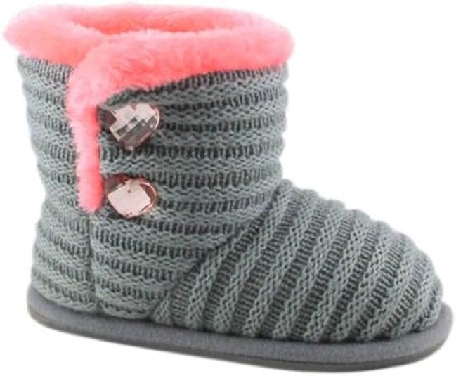 womens grey slipper boots