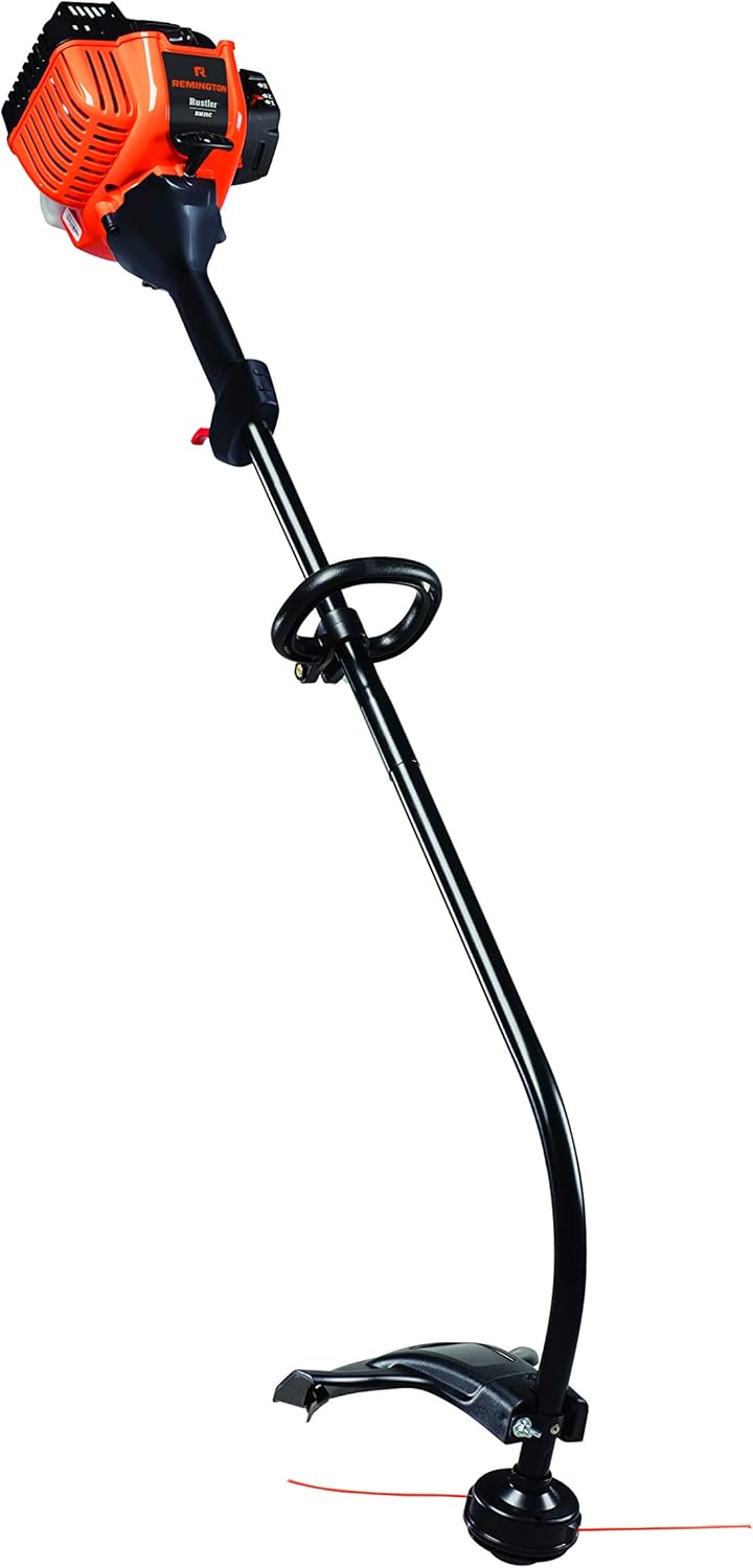 Remington RM25C 25cc 2-Cycle 16-Inch Curved Shaft Gas String Trimmer, Orange : Garden & Outdoor