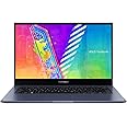 ASUS VivoBook Go 14 Flip Thin and Light 2-in-1 Laptop, 14” FHD Touch, Intel Pentium Silver N6000 CPU, UHD Graphics, 4GB RAM, 128GB eMMC, Fingerprint, Windows 11 Home S Mode, Quiet Blue, J1400KA-ES21T