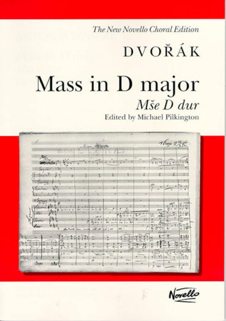 Mass In D Op.86. Mixed Choir And Piano/Organ. Score