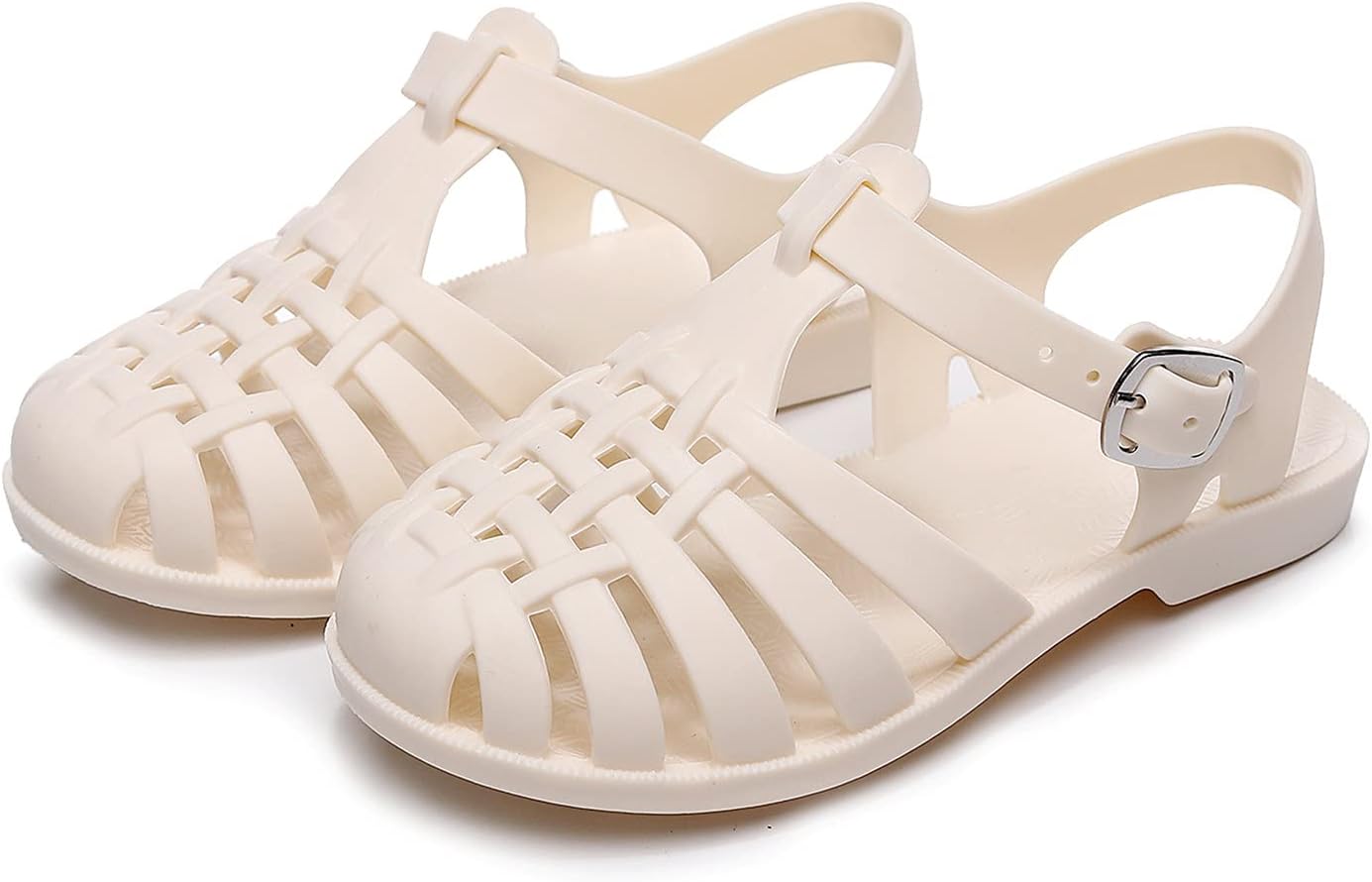 Toddler Baby Girls Casual Roman Sandals Soft Non-Slip Candy Jelly Beach Slippers