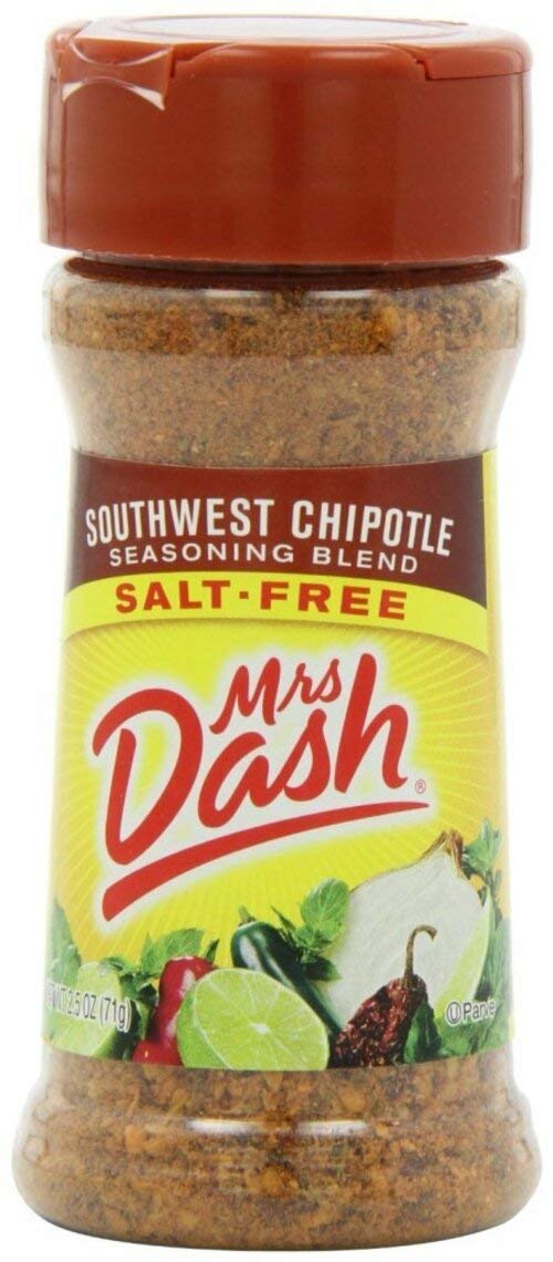 Mrs. Dash Seasoning Blend, Southwest Chipotle, 2.5 Ounce (Pack of 12)