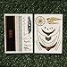 Tattify Metallic Jewelry and Quotes Temporary Tattoos, Egyptian Goddess, Set of 2