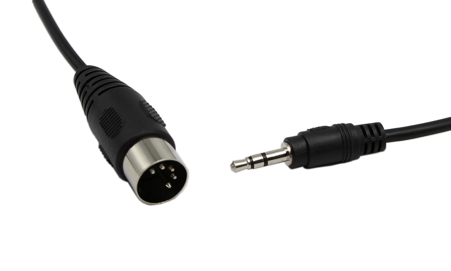 Cavo Audio 3.5 Mm TRS Stereo Maschio-Maschio Angolo Retto - Per Collegamenti Professionali