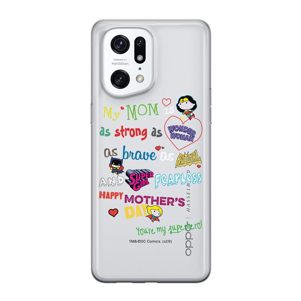 ERT GROUP mobile phone case for Oppo FIND X5 PRO original and officially Licensed DC pattern Super Girls 004 optimally adapted to the shape of the mobile phone, partially transparent