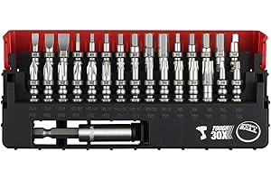 Vessel Impact Ball Torsion Magnetic Bits 30+1 Piece Set in Slide Case