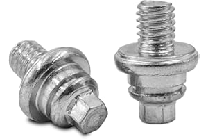 Suspenix 2pcs Side Battery Terminal Bolts, Side Post Battery Bolts, Universal Fit