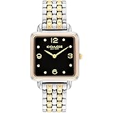 COACH Cass Women's 2H Quartz Watch - 28mm Square Stainless Steel Bracelet - Premium Fashion Timepiece - Gift for Her