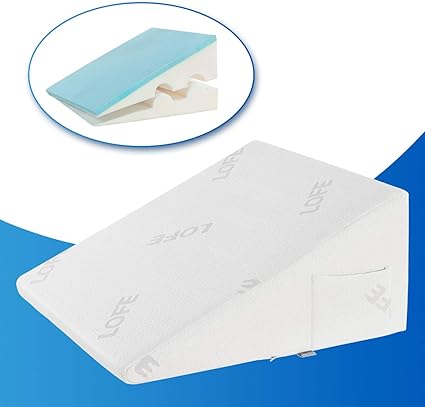 Amazon Com Lofe Foam Bed Wedge Pillow 24x24x12 Multipurpose