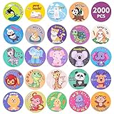 Motivational Stickers Animal Stickers Rolls - 2000