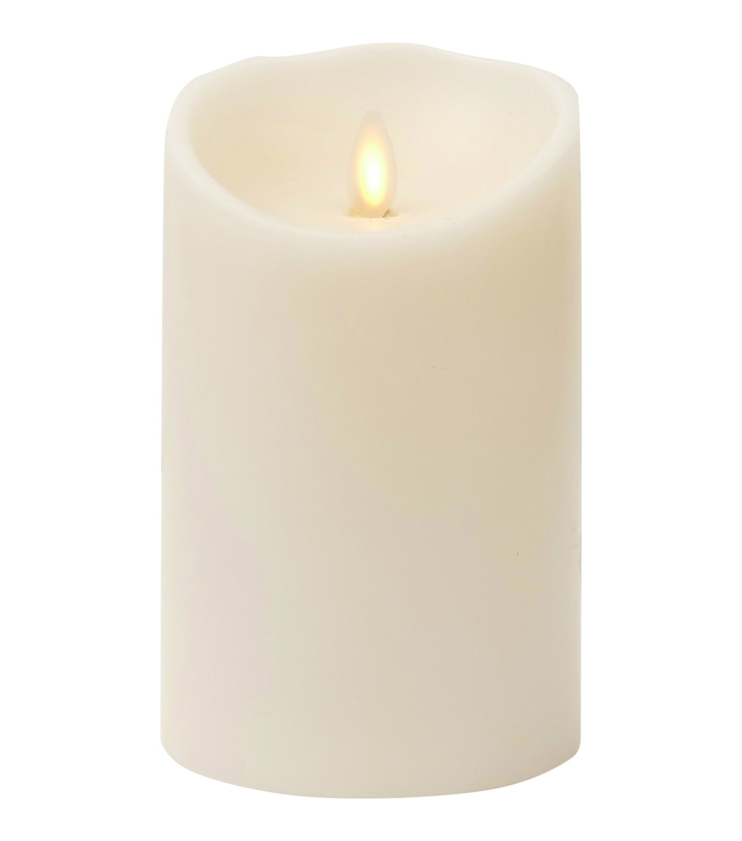 Liown Flameless Candle Vanilla Scented, Moving Flame Candle with Timer