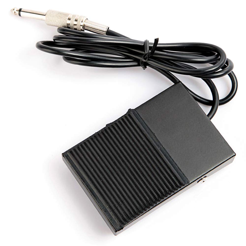Foot Pedal Switch - Unihubys Foot Pedal Control Standard Phono Plug Foot Switch Equipment for Power Supply Machine Guns Kits Supplies
