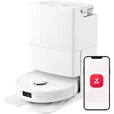 roborock Qrevo MaxV Robot Vacuum and Mop, FlexiArm Design, Hot Water Re-Wash &amp; Re-Mop, Auto-Drying, Self-Emptying, 7000Pa Suction, Built-in Voice Assistant, Smart Obstacle Avoidance(Refurbished)