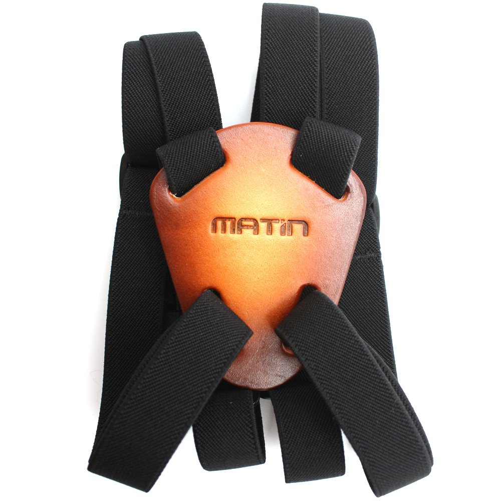 Matin Nylon & Leather Binocular Harness Strap with Quick Release System