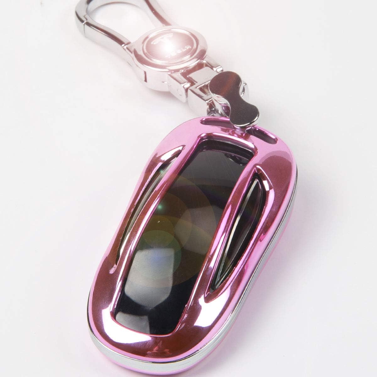 Tesla Model X Key Fob Case, Premium TPU Remote Control Smart Key Fob Holder Key case